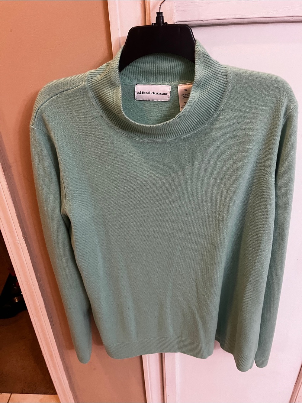 Alfred Dunner Mint Crewneck Sweater for Women XL